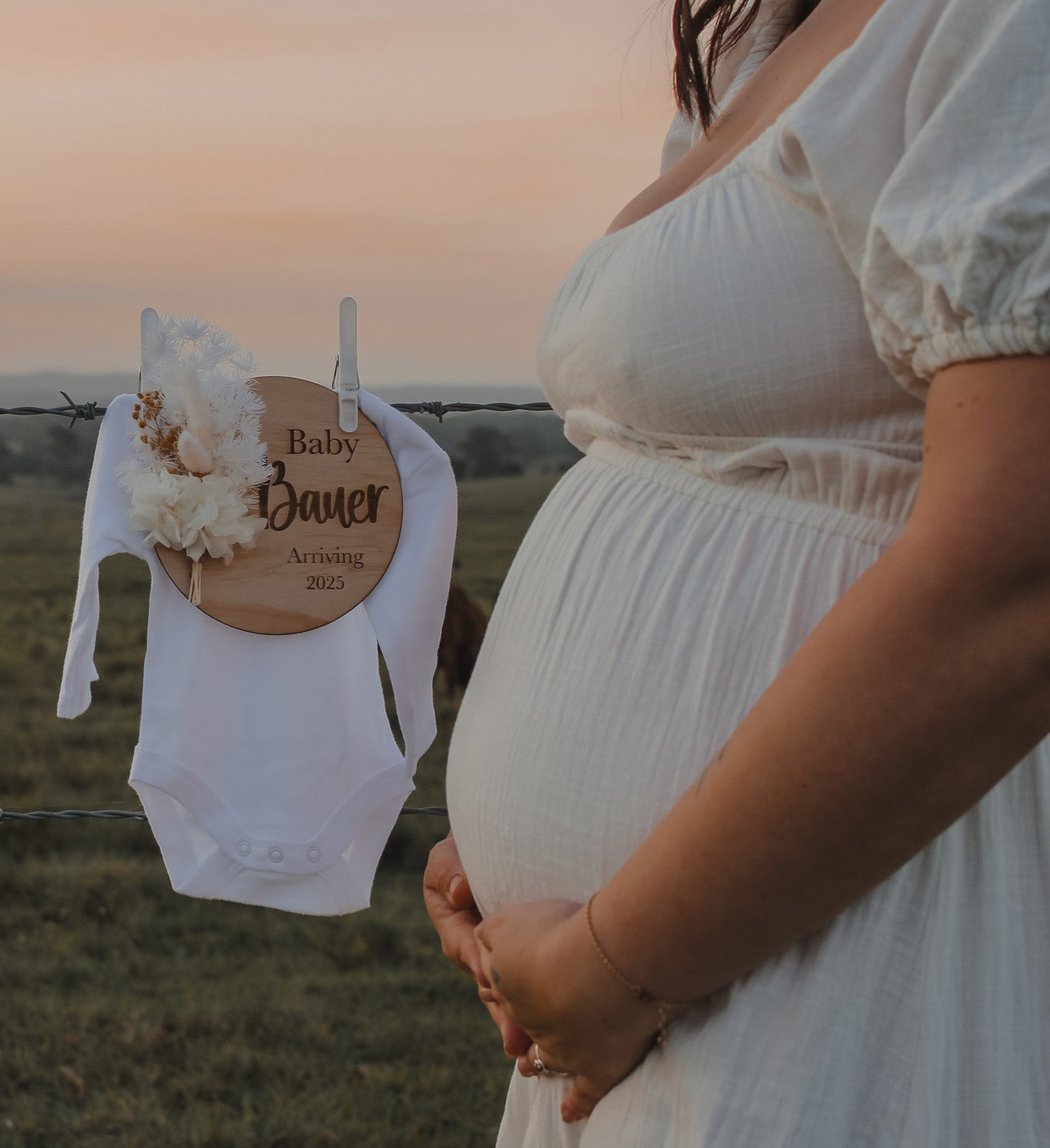 Pregnancy Announcement Plaque