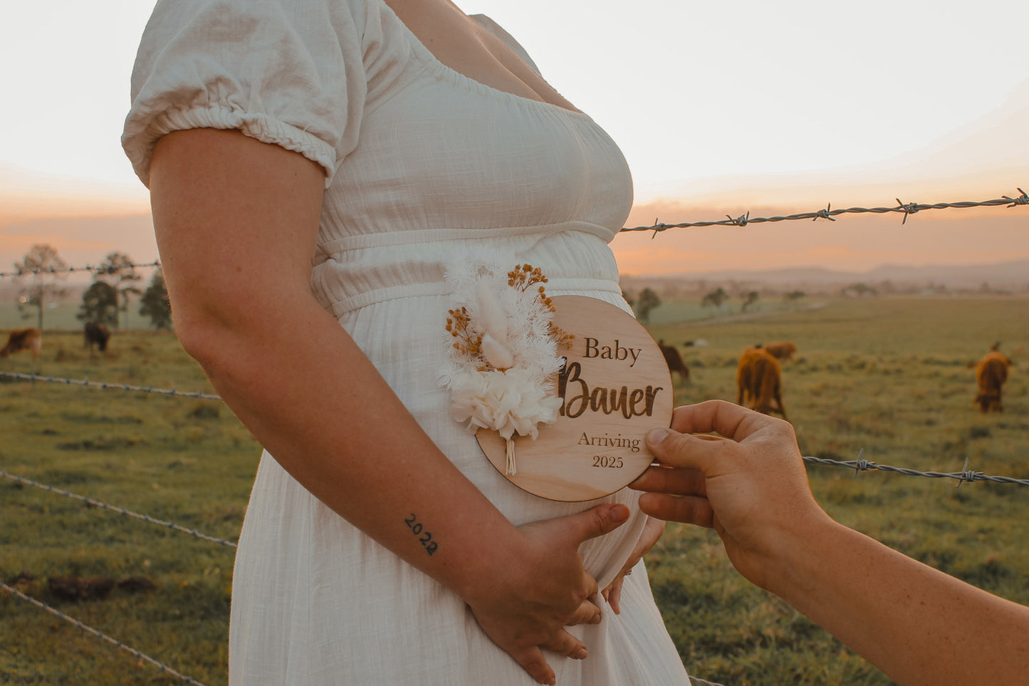 Pregnancy Announcement Plaque